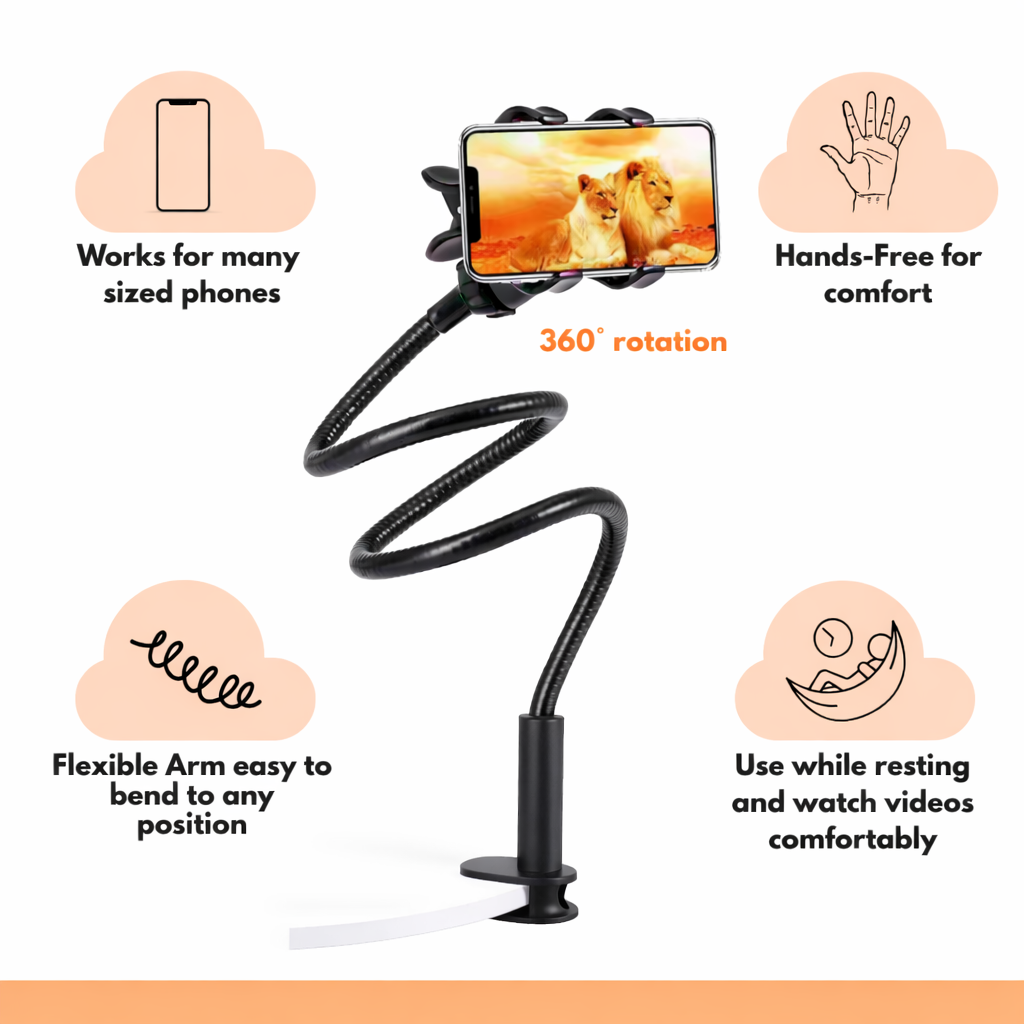 Ergonomic Mobile Phone Holder – Hands-Free Use