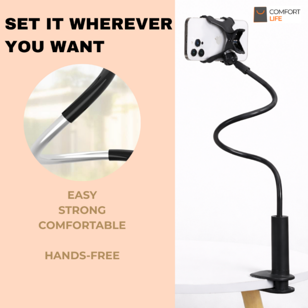 Ergonomic Mobile Phone Holder – Hands-Free Use